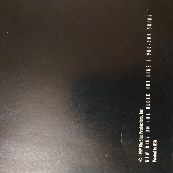 Vintage 1989 Hangin' Tough Concert Program New Kids On The Block Boy Band Book - Picture 4 of 4